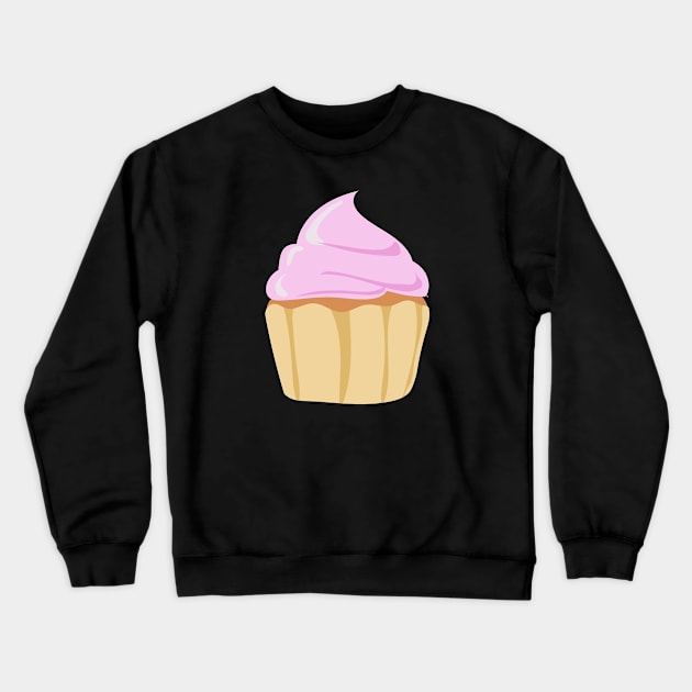 Pink cream cupcake Crewneck Sweatshirt by Tjstudio